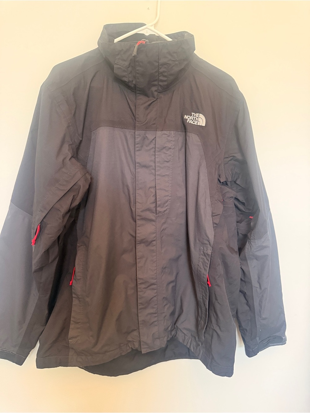 Mens NorthFace Hyvent ski black waterproof outdoor jacket Large
